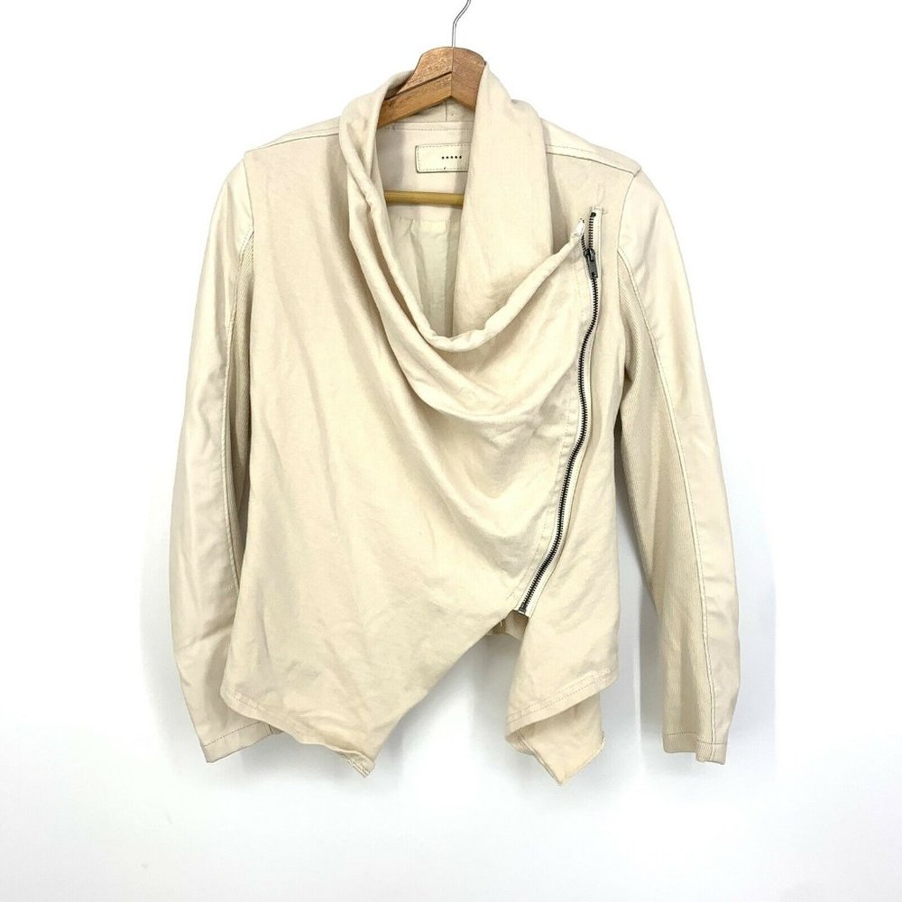 X-Small Anthropologie BlancNYC Faux Leather Jacket